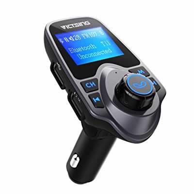 VicTsing FM Transmitter with USB Car Charger MP3 Player