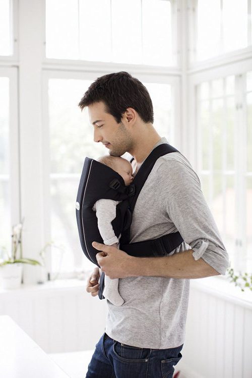 baby carrier dad